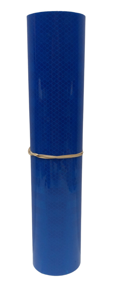 Blue Diamond Reflector Sign Plotter Cutter Vinyl Caution Tape 12" x 5' Roll