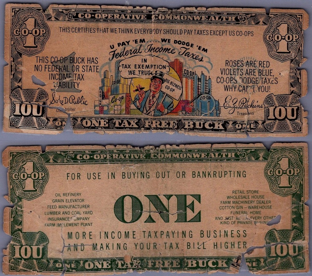 Co-Operative Commonwealth 1 Buck