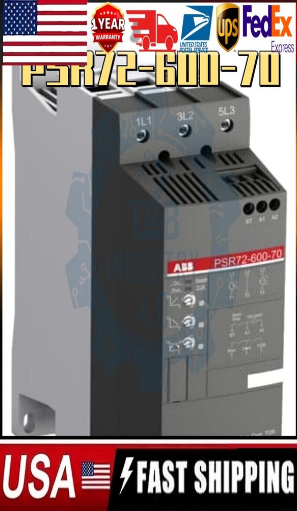 1pc ABB PSR72-600-70 Soft Starter 72A