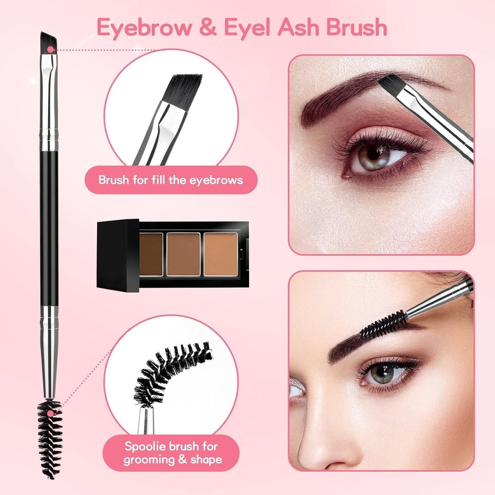 Eyelash Tools False Eyelash Applicator Folding Eyebrow Brush Eyelash Curler Comb