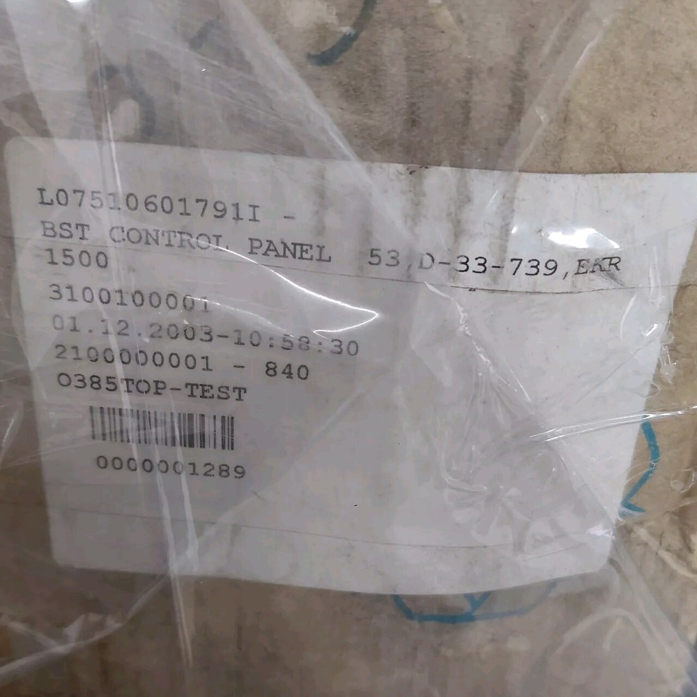 BST EKR 1500 C308-02 Web Guiding Controller Germany – New Surplus Stock