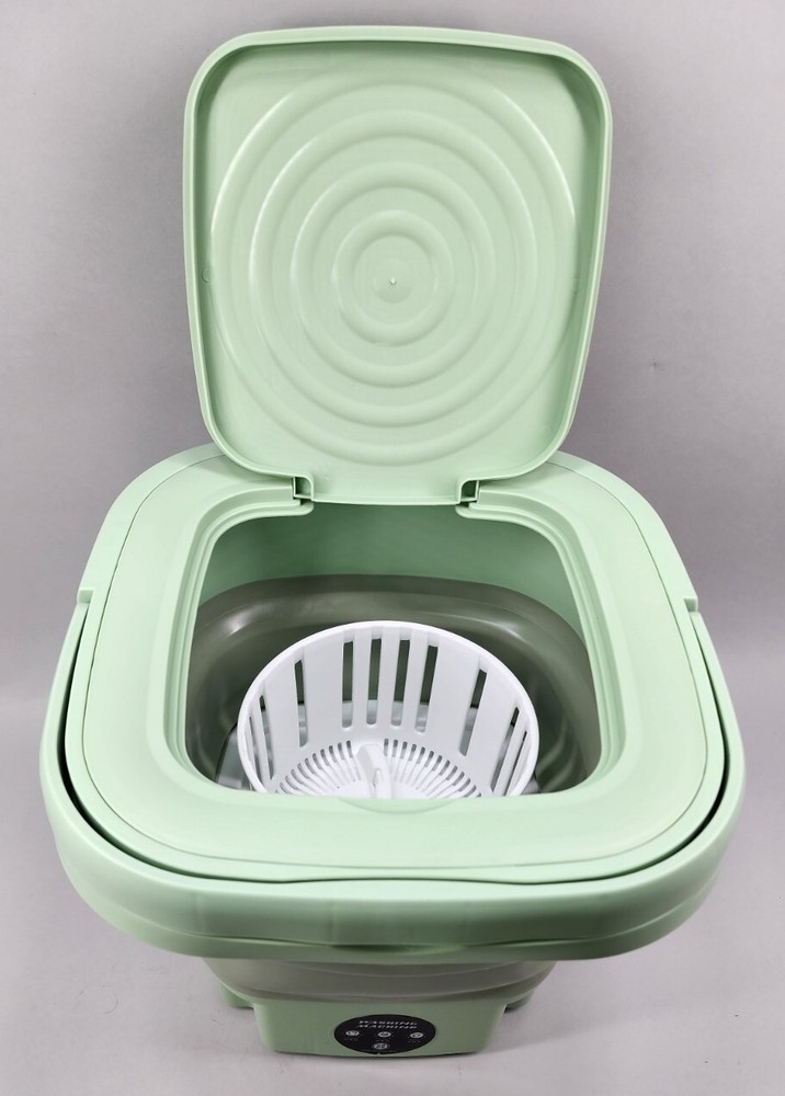 Mini Washing Machine Portable Folding Sterilisation Drying Laundry W Spin &Drain