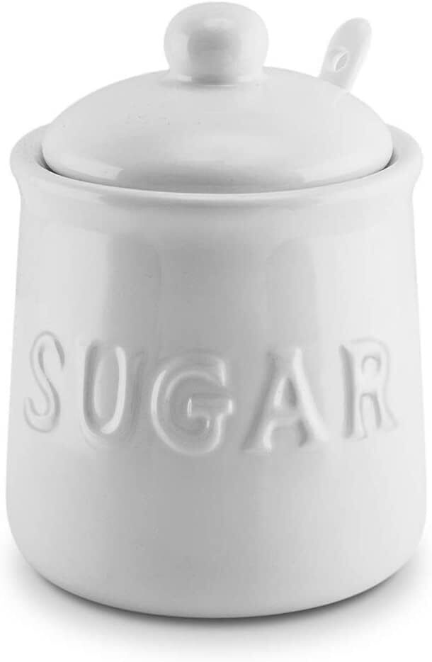 Kovot 10 oz Ceramic Sugar Jar & Spoon Set -