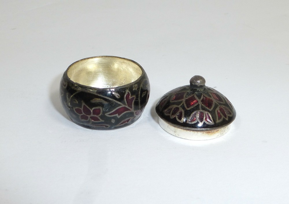 Scent Box 925 Silver Enamel