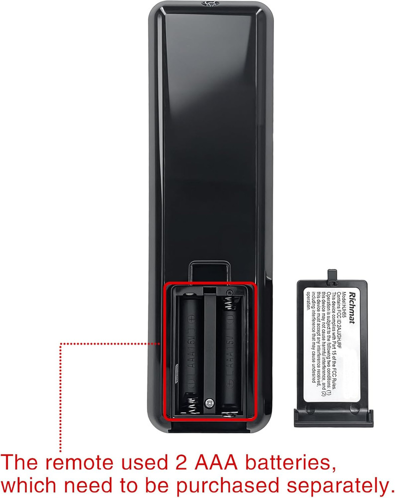 Richmat HJH55 Adjustable Bed Remote Control Replacement - Easy Setup