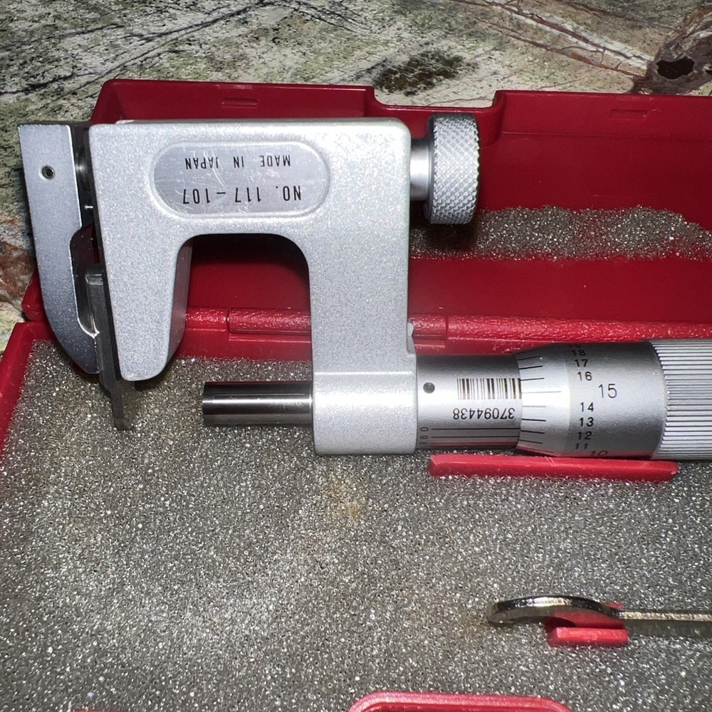 Mitutoyo 117-107 Interchangeable Anvil Micrometer