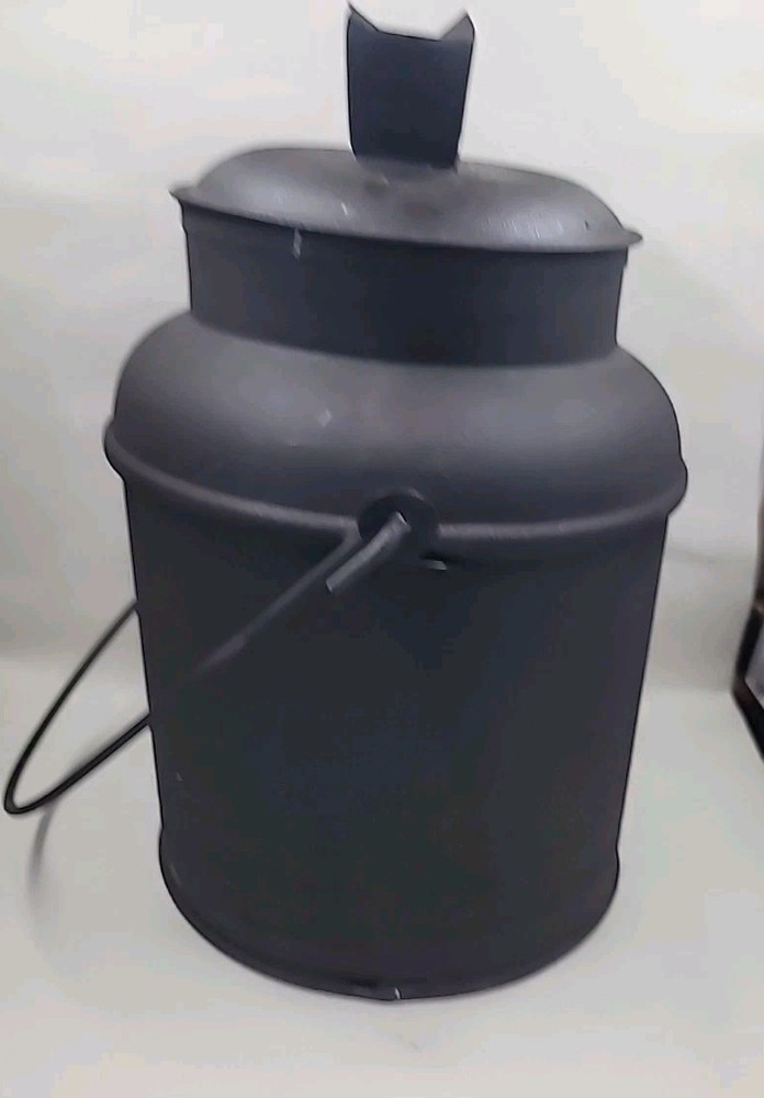 Rustic Tin Milk Can 11" X 7" Diameter