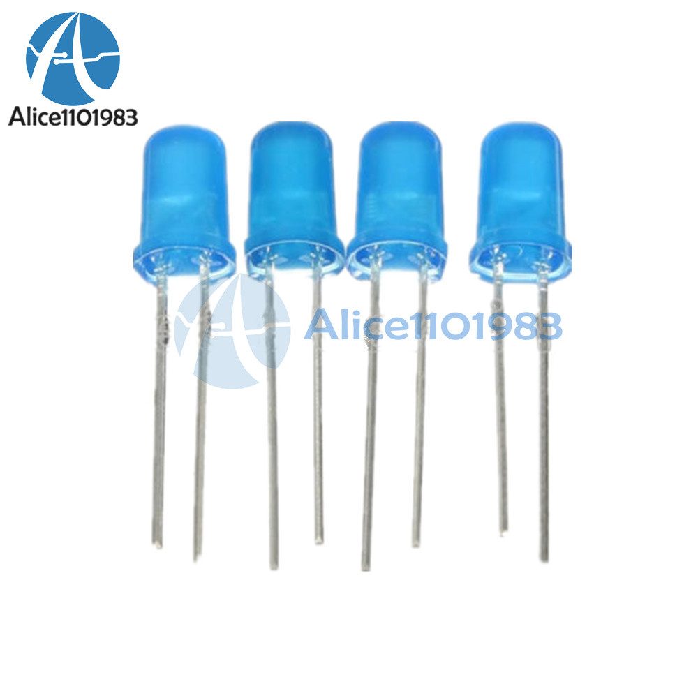 100Pcs LED 5MM BLUE COLOR BLUE LIGHT Super Bright