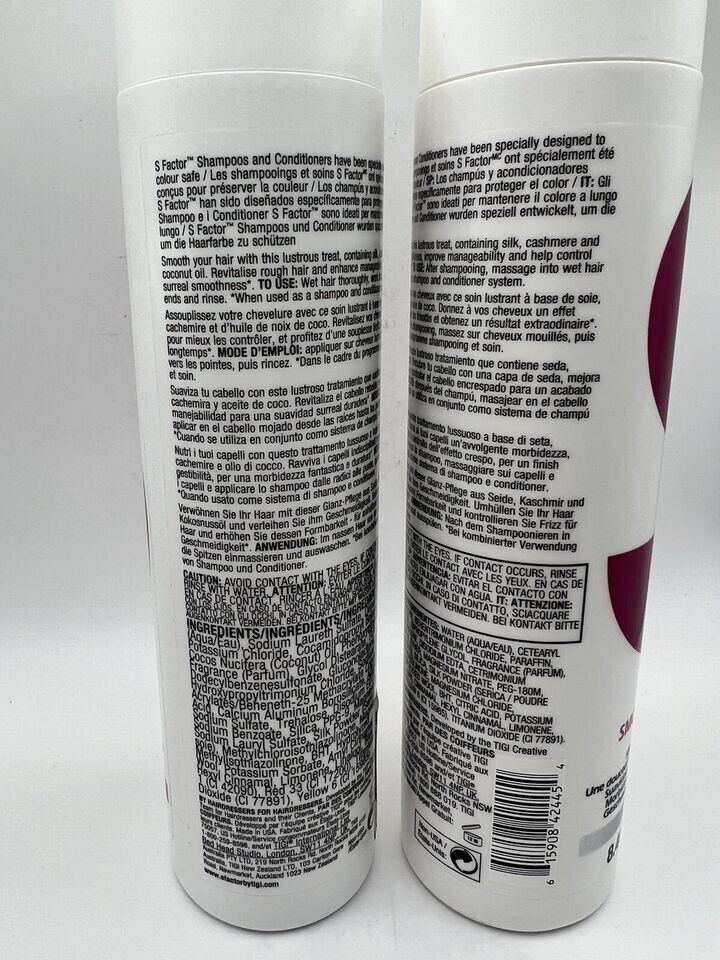 Tigi S-Factor Smoothing Lusterizer Shampoo and Conditioner Duo