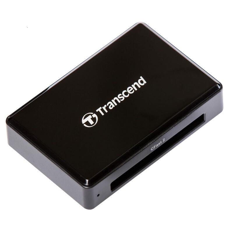 Transcend RDF2 CFast 2.0 Card Reader USB 3.1 Gen 1 5Gbps microUSB to USB Type A