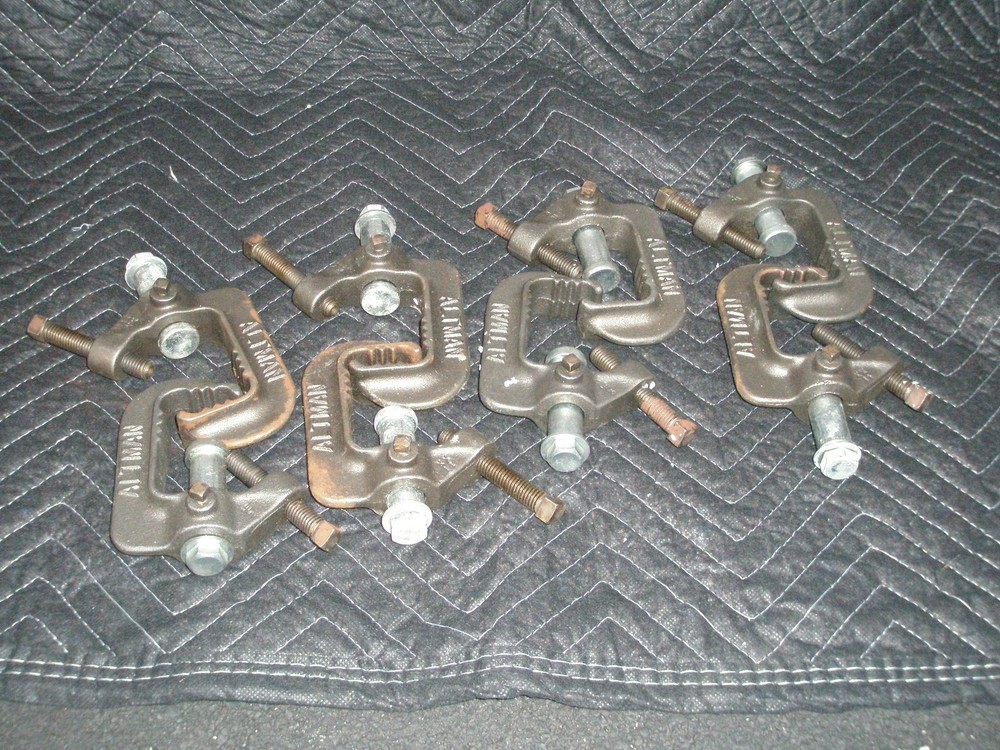 Stage lighting clamps