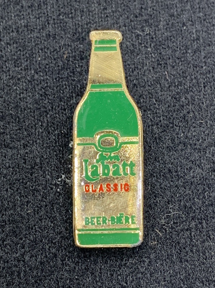 VINTAGE BEER PIN (LOT) QTY:18 (DIFF BRANDS/STYLES)