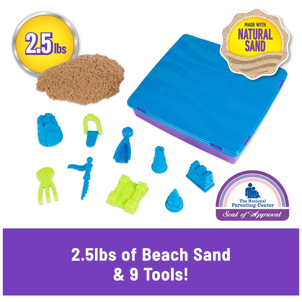 , Deluxe Beach Castle Playset, Creative Easter Gifts, Includes 2.5lbs Moldabl...