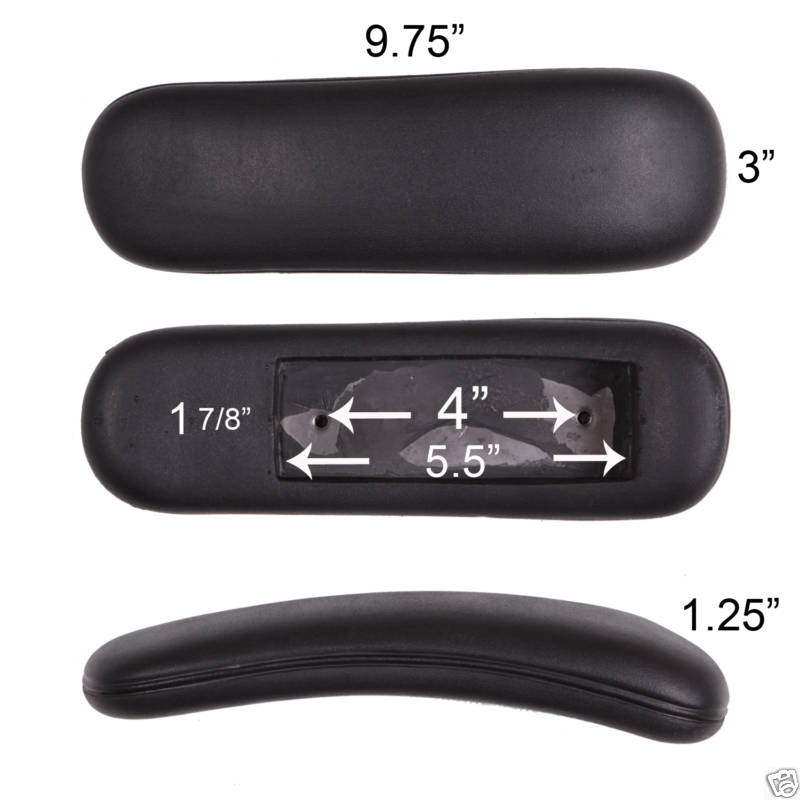 Staples Chair Armrest Replacement Part | 2pcs Set