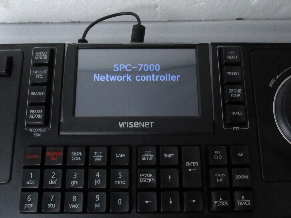 Wisenet SPC-7000 Camera System Control Keyboard [CTSL]