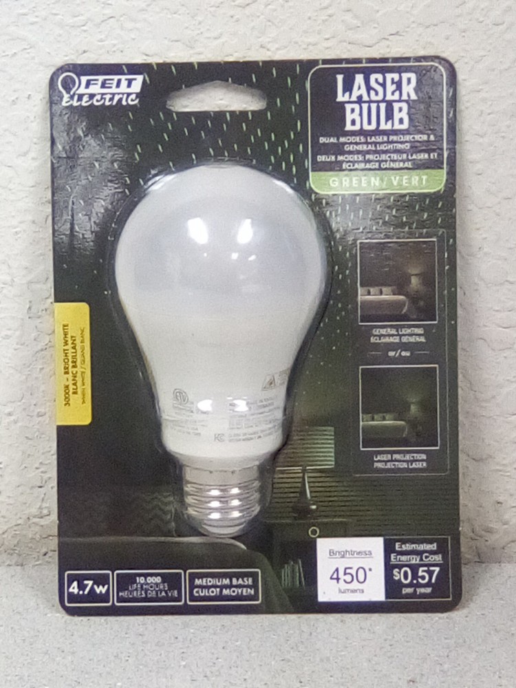 Feit Electric Green Laser Bulb 4.7W BPA19