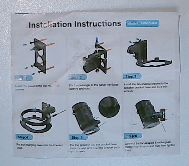 Speaker Wall Mount Model JJ-8050-B-0