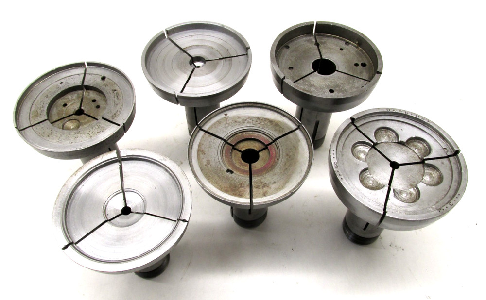 6 HARDINGE 3" REGULAR DEPTH 5C STEP COLLETS