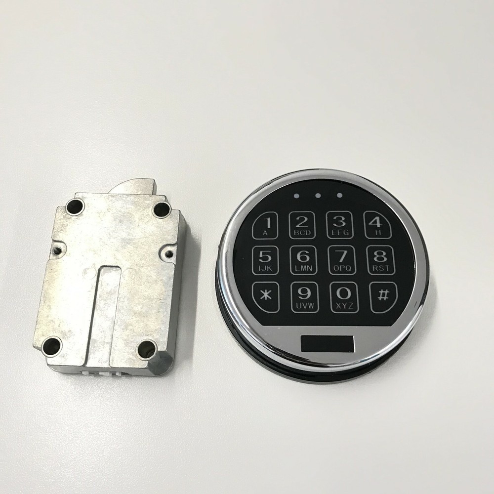 Chrome Light LED Keypad Basic Swingbolt Lock W/ / Replace Most S&G LG NL SecuRam