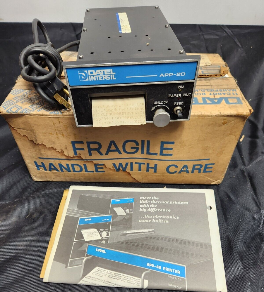 DATEL INTERSIL PRINTER APP-20 NOS