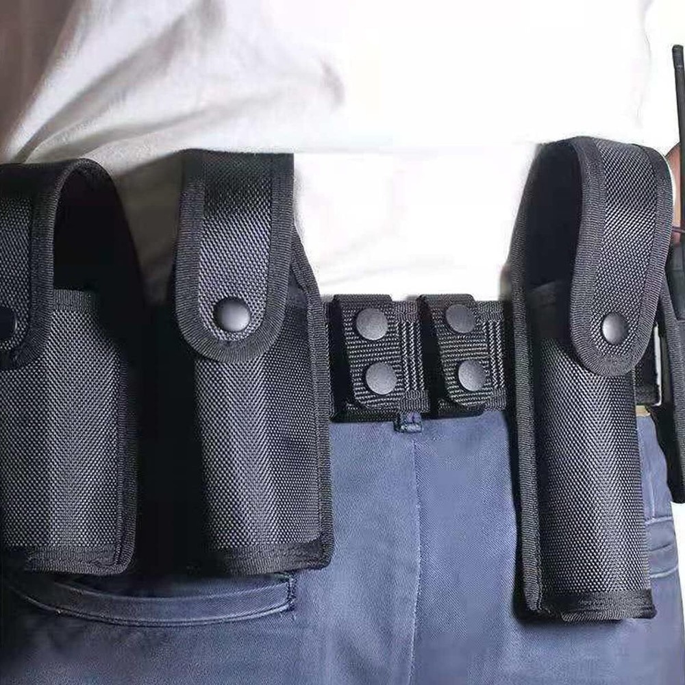 4Pcs Tactical Duty Belt Keeper With Double Snaps Security Tactical Belt Keepers
