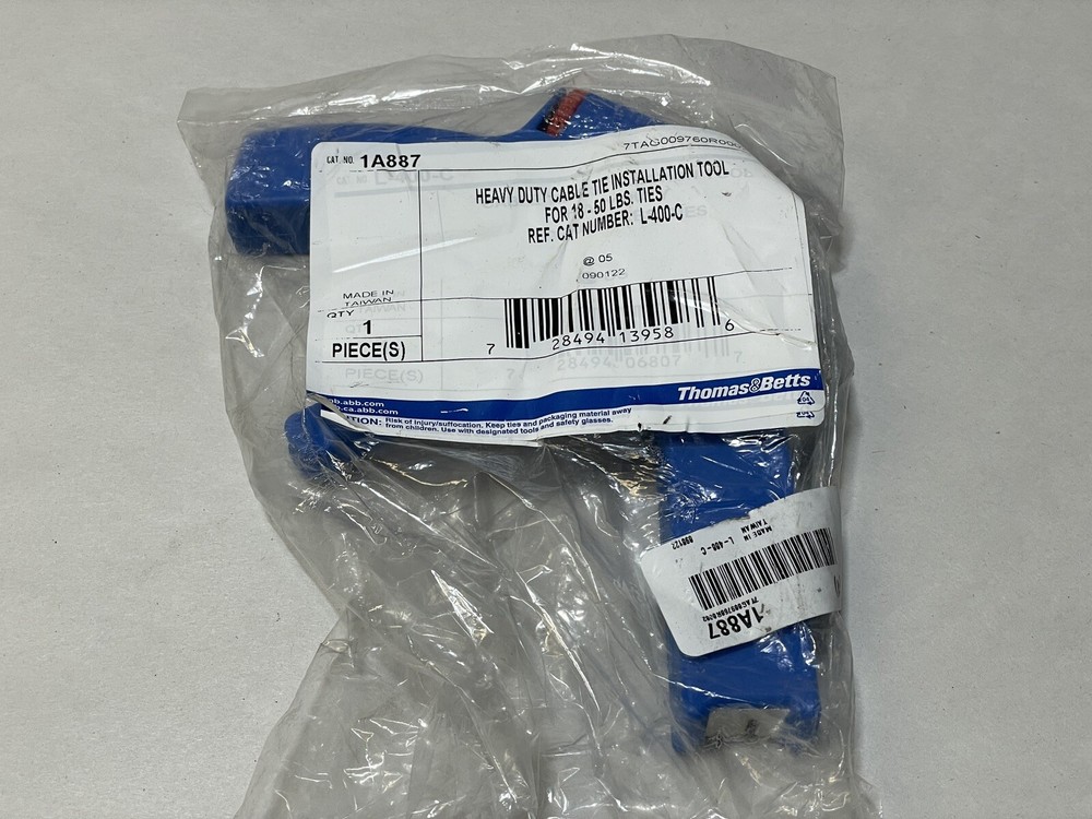 THOMAS & BETTS Cable Tie Gun Tool L-400-C 1A887
