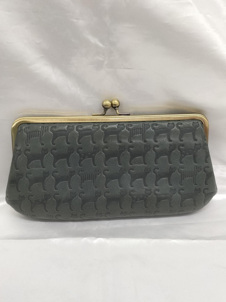 Miaou Green Pouch Wallet
