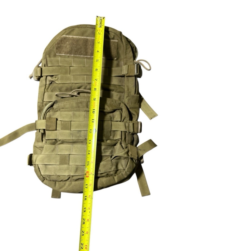 BACKPACK TREKKING COYOTE BROWN NYLON Canvas Hydration Holder