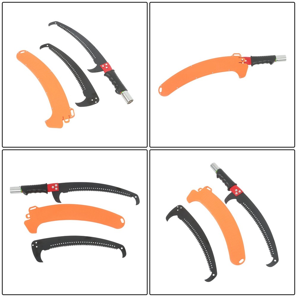 1 × 30ft Pruner Saw Combination Extendable Tree Trimmers Section 9 Orange New