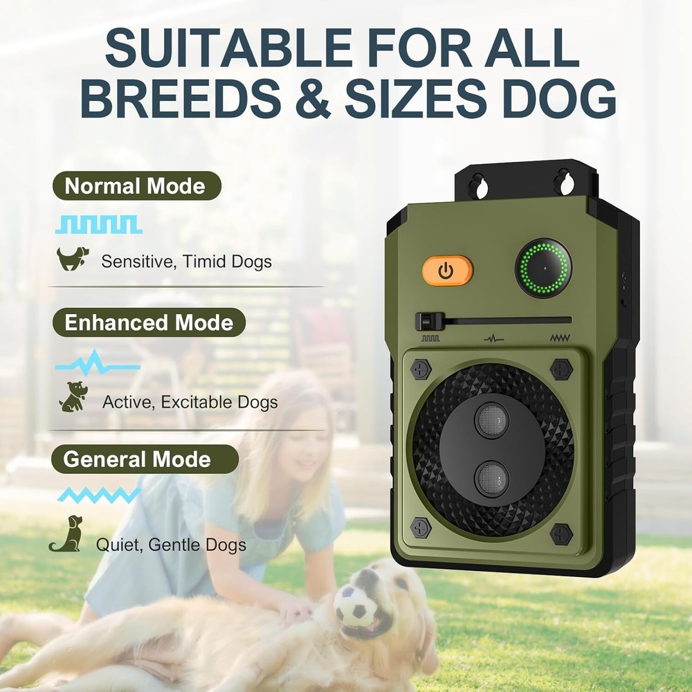 Automatic Ultrasonic Anti Barking Device 50FT