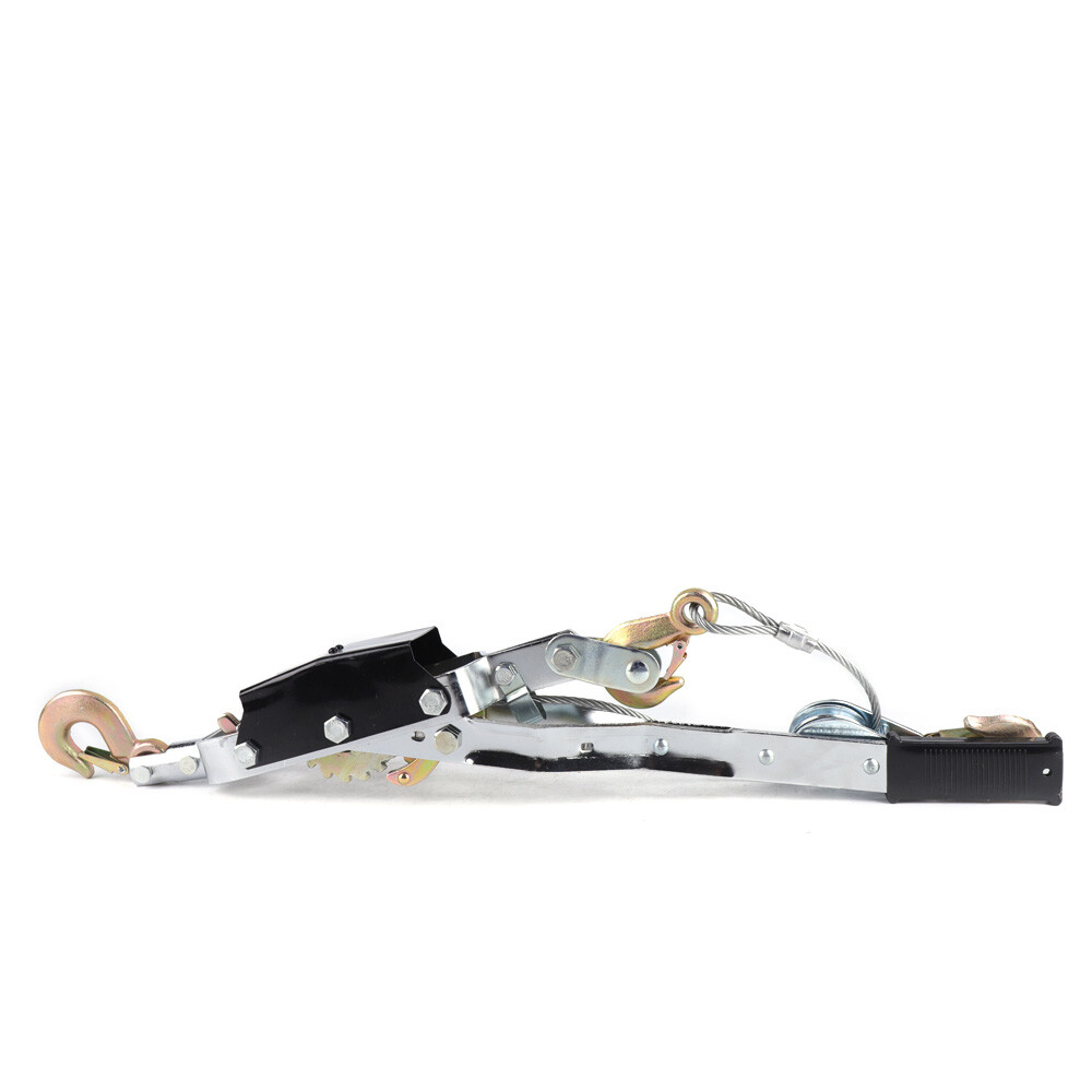 5 Ton Hand Come A Long Ratchet Winch Hoist Puller Cable Puller Tool W/ 3 Hooks