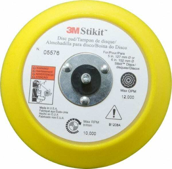 3M 6" Diam Adhesive/PSA Disc Backing Pad