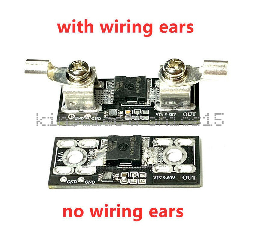 50A Ideal Diode Controller Solar/Battery Anti backflow 9V-80V Protection Module