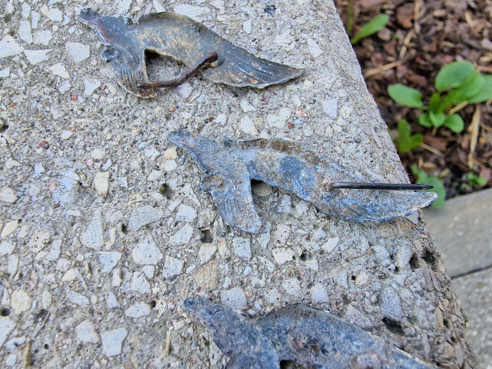 WW2 Original German Badges Front Item Relic.