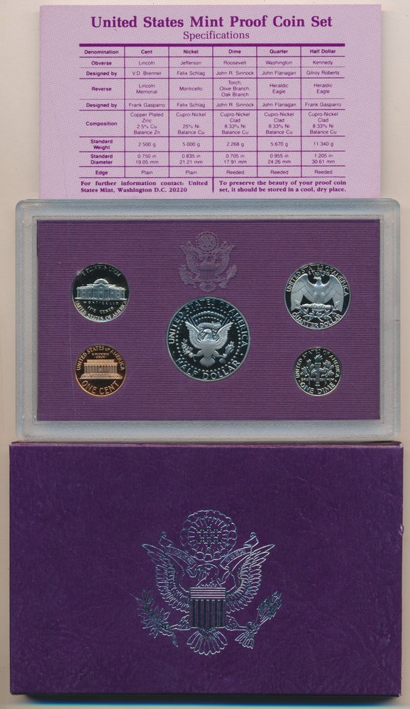 1991 U S MINT PROOF COIN SET
