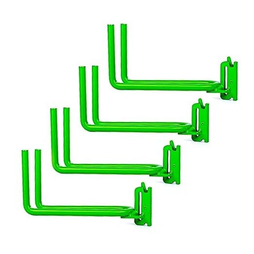 4-Pack E-Track Heavy Duty Shovel/Tool Hanger, E Track Hooks for Tools, 4 Pack