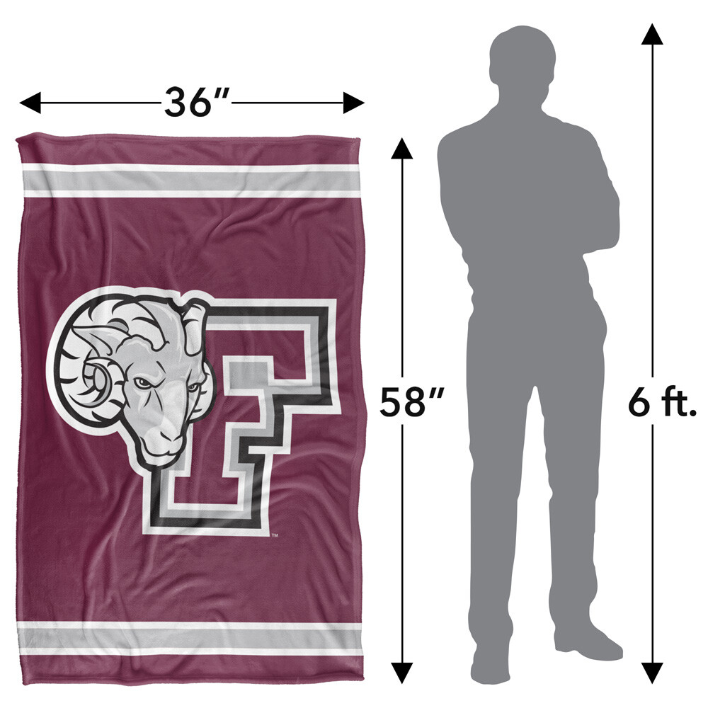 Fordham University Primary Logo Silky Touch Super Soft Throw Blanket