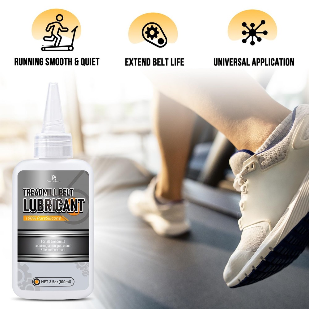 DecorRom Silicone Treadmill Lubricant - 7oz Lube with Application...