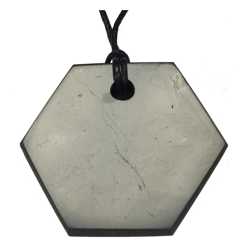 Shungite World Shungite Pendant Hexagon