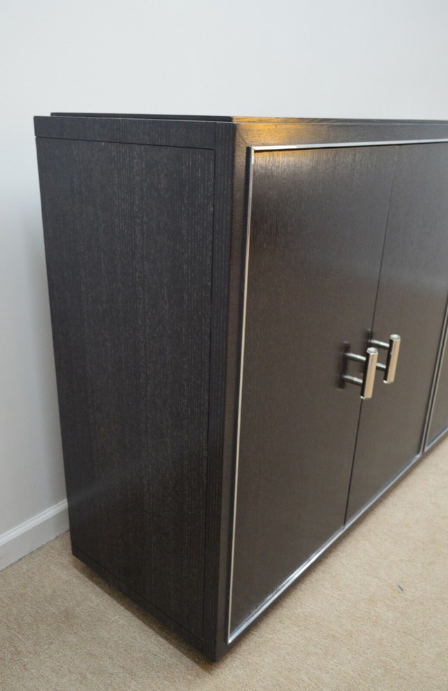 Ralph Lauren Modern Ebonized Buffet Sideboard (A)