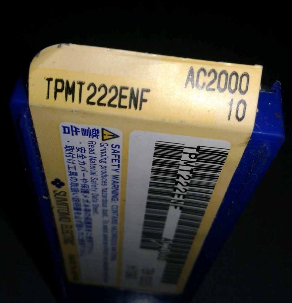 9 PC. SUMITOMO TPMT222ENF. AC2000