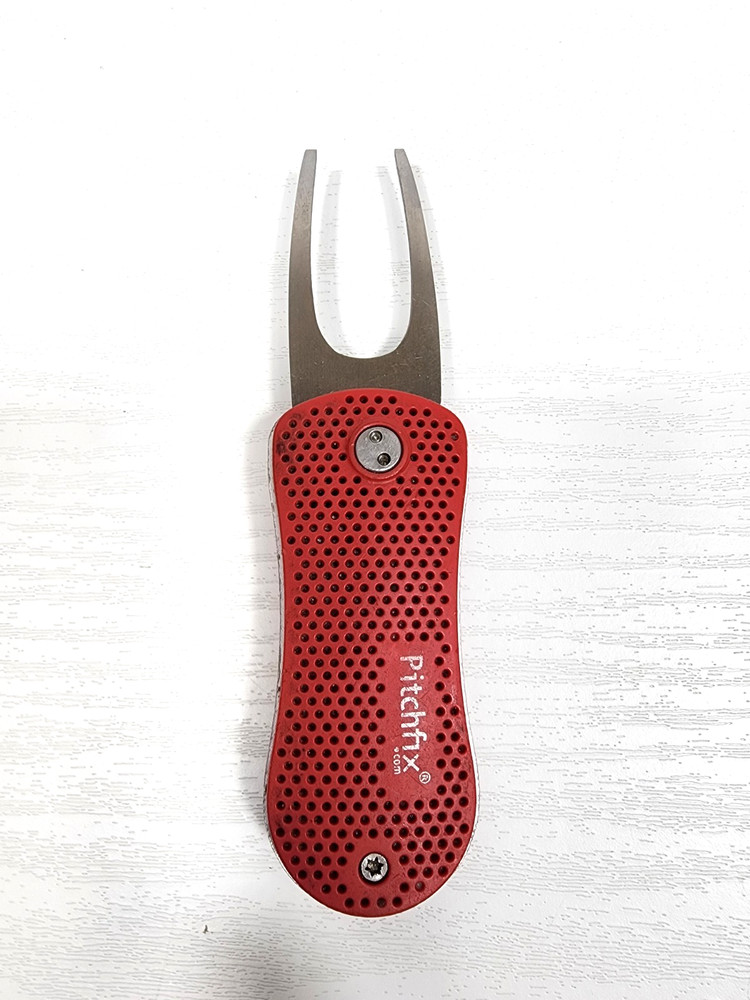 Pitchfix Grandezza Can Am Golf Links Divot Tool Classic Red