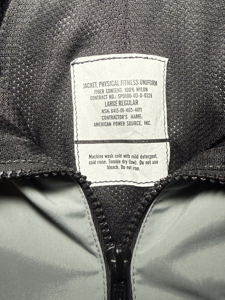 US Military Army PT IPFU Jacket Large Regular