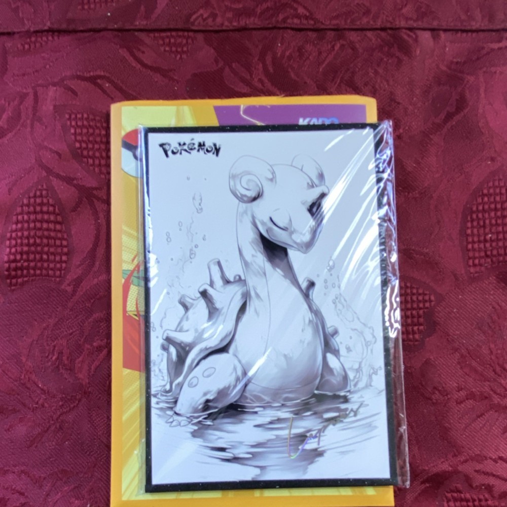 KADO Pokémon Lapras & Pikachu Design Multicolor Art board￼