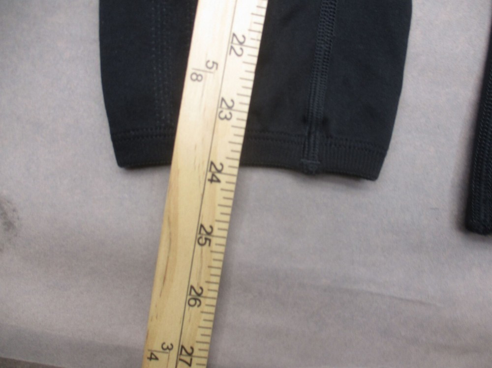 GYMSHARK Size S Womens BLK Pull On Stretch Waist Compression Baselayer Pants 305