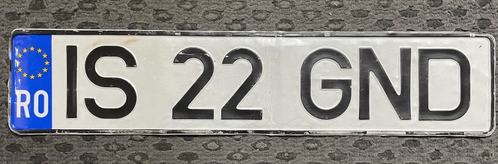 LICENSE PLATE ROMANIA 🇷🇴 22