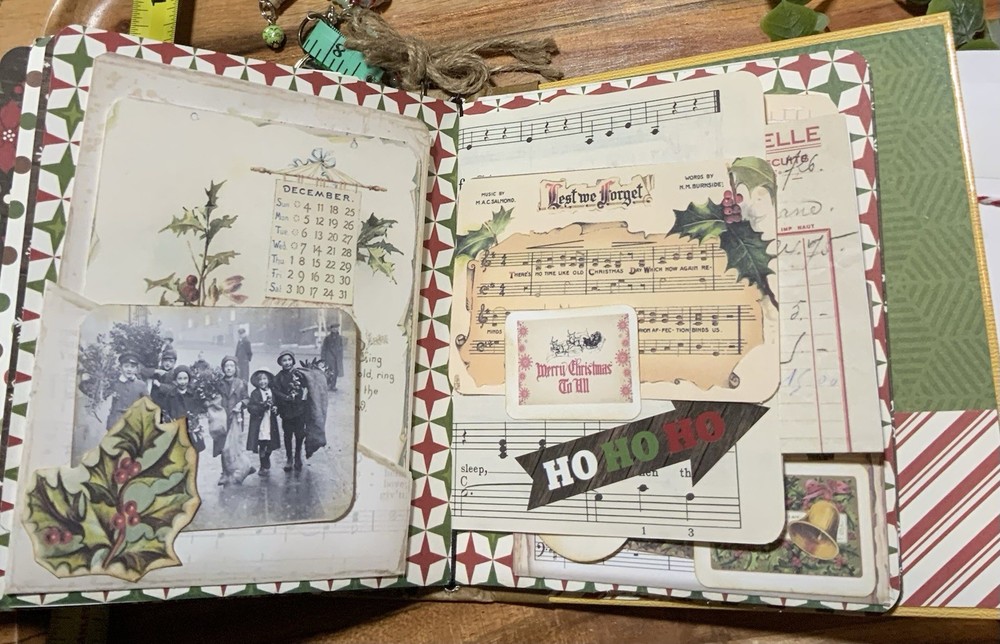 Christmas Handmade Junk Journal