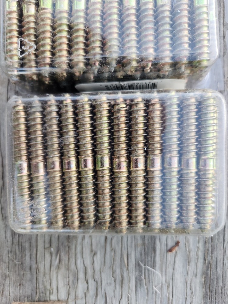 LJ Smith Dowel Fast Screws Full Threaded 5/16" x 2-1/2" 50 Pack Construction
