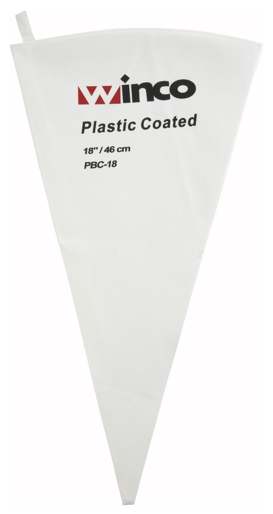 18" Pastry Bag, Cotton w/Plastic Coating (12 Each)