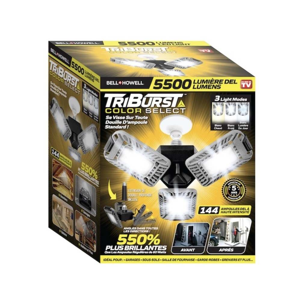 Bell Howell  5500 Lumens Triburst Color Select Led Light